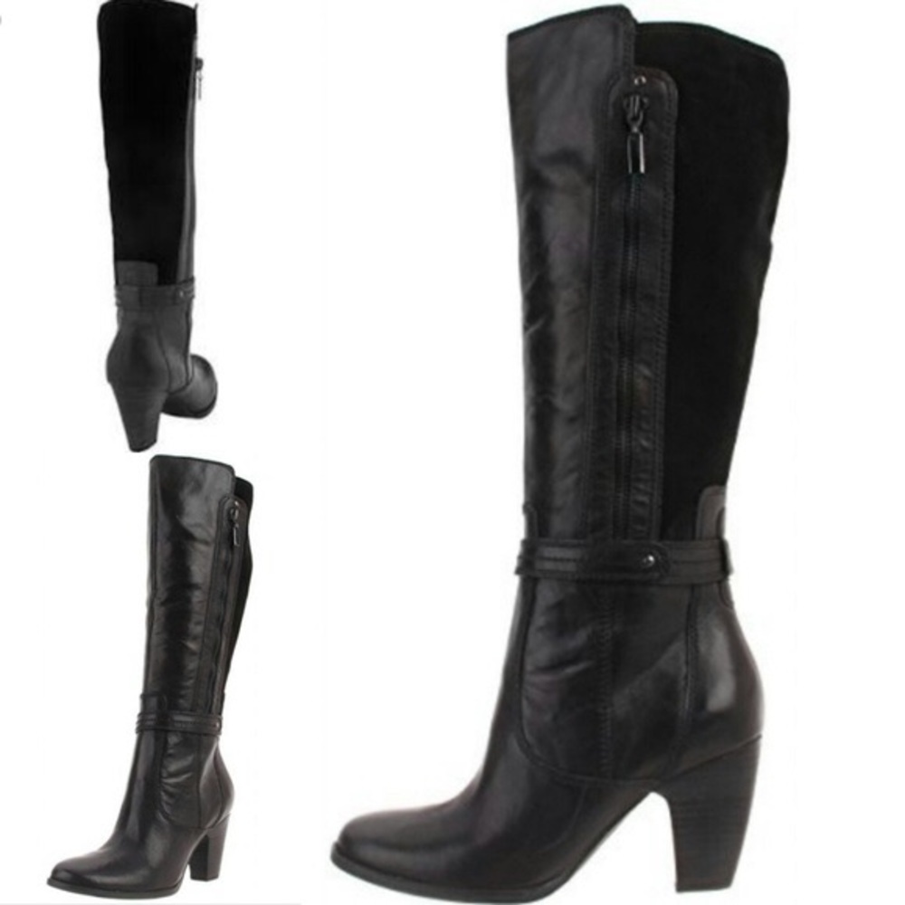 Clarks Alpine bonnet black leather boot